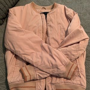 American Eagle Pink Bomber Jacket